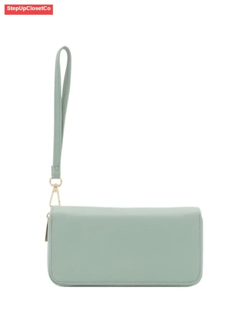 Wristlet Wallet Cell Phone PU Leather Detachable Strap